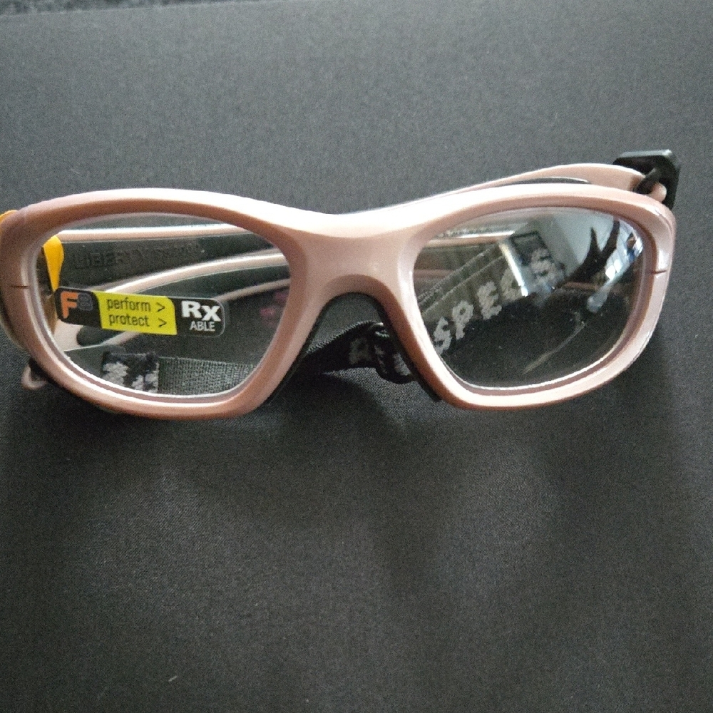 Pink Wraparound Sunglasses with Side Protection